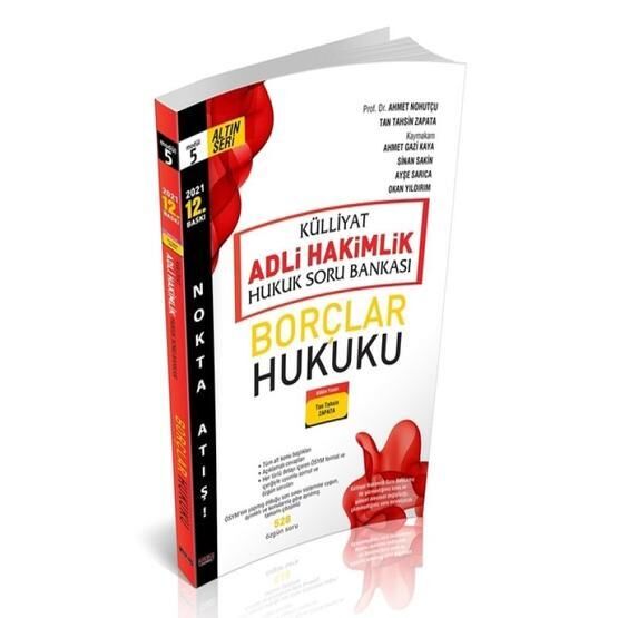 Külliyat Borçlar Hukuku Soru Bankası Adli Hakimlik 2021 Savaş Yayınevi