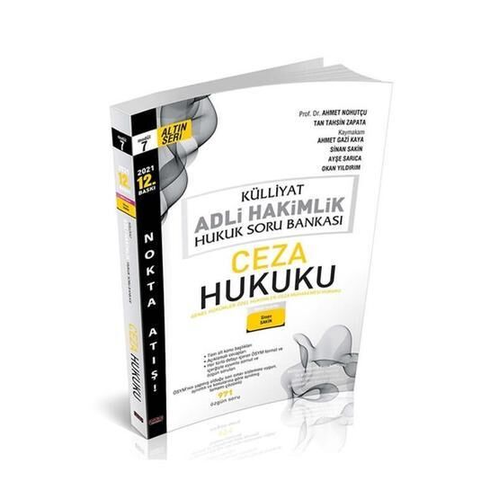Külliyat Ceza Hukuku CMK Soru Bankası Adli Hakimlik 2021 Savaş Yayınevi