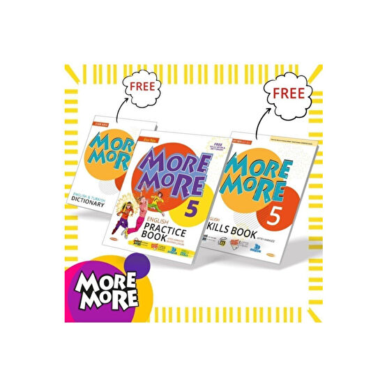 Kurmay Elt Yayınları Kurmay Elt More And More 5. Sınıf English Practice+skills Book+dictionary 2022