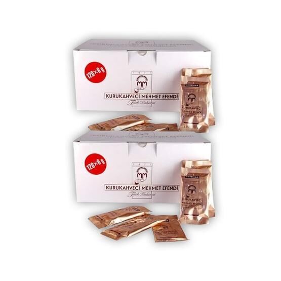 Kurukahveci Mehmet Efendi Tek İçimlik Türk Kahvesi 2'li 120 x 6 gr Kahve Fiyatı