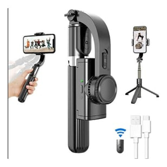 L08 Bluetooth El Gimbal Sabitleyici Cep Telefonu İçin Selfie Sopa Tutucu Ayarlanabilir Standı Selfie - Özçekim Çubuğu Fiyatı