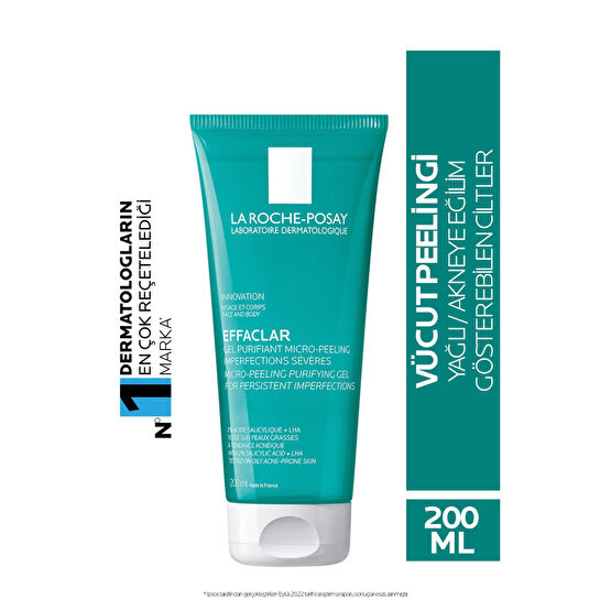 La Roche Posay Effaclar Mikro-peeling Temizleme Jeli 200 ml Yüz-vücut