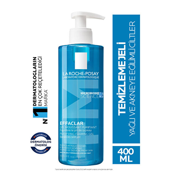 La Roche Posay Effaclar Yağlı Ve Akneye Eğilimli Ciltler Için Yüz Temizleme Jeli 400 ml Cilt Temizleme ve Peeling Fiyatı