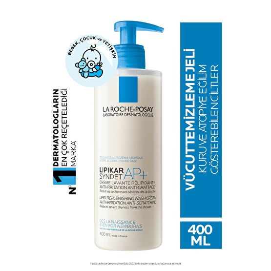 La Roche Posay Posay Lipikar Syndet Ap+ 400 ml Vücut Losyonu ve Nemlendiricileri Fiyatı