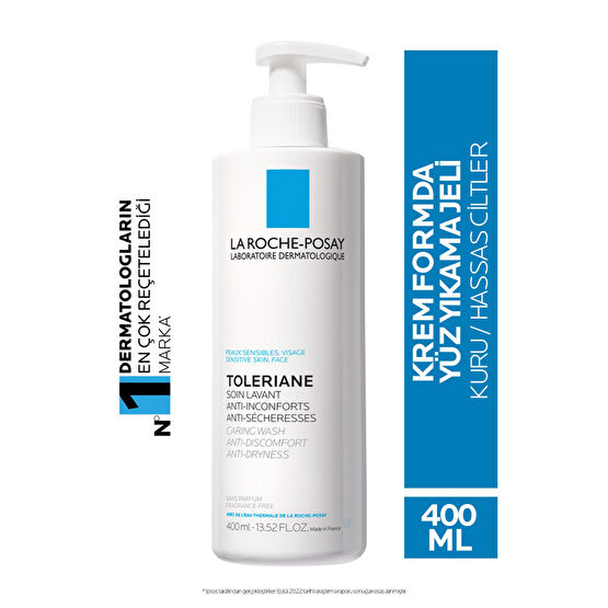 La Roche Posay Toleriane Caring Wash Kuru Ve Hassas Ciltler Için Nemlendirici Temizleyici Jel