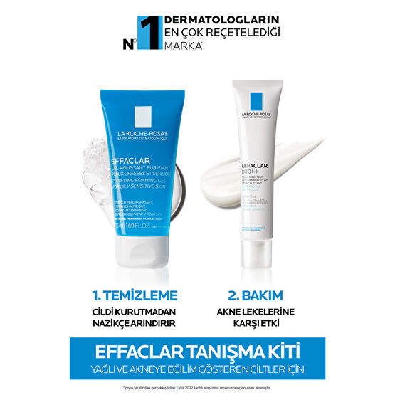 La Roche Posay Yağlı/Akneye Eğilim Gösteren Ciltlere Özel Seyahat Boy Effaclar Bakım Seti