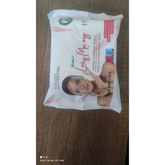 Lady Mary Makyaj Temizleme Mendili 25'li Paket Makyaj Temizleyicileri Fiyatı