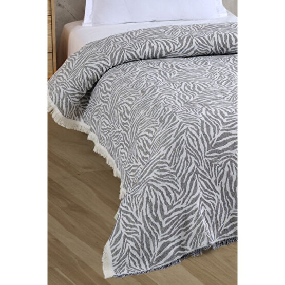 Ladynil Tek Kişilik Yatak Örtüsü 160X210 Gri - 160 x 215 cm - Antrasit Yatak Örtüsü Fiyatı