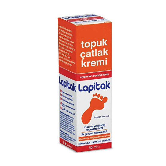 Lapitak Topuk Çatlak Kremi Kuru Ve Yıpranmış Topuklar Için 60 ml