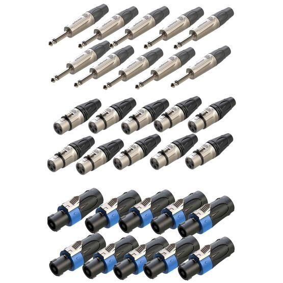 Lastvoice Connection Paket-4 Jak XLR Speakon Konnektör Paketi