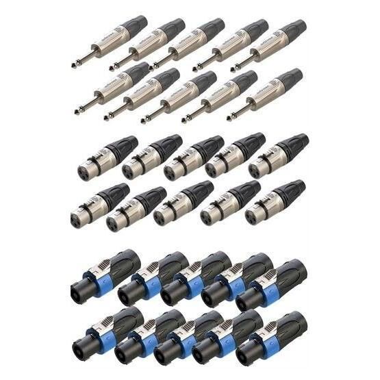 Lastvoice Connection Paket-4 Jak XLR Speakon Konnektör Paketi