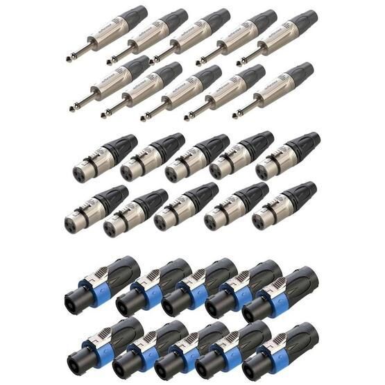 Lastvoice Connection Paket-4 Jak XLR Speakon Konnektör Paketi
