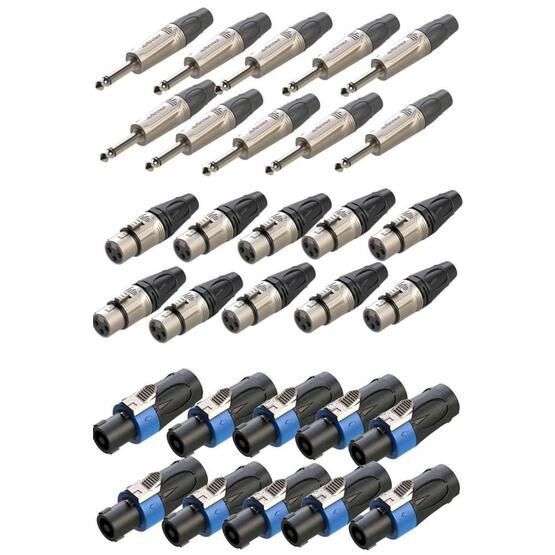 Lastvoice Connection Paket-4 Jak XLR Speakon Konnektör Paketi