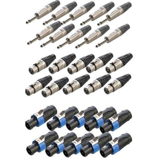 Lastvoice Connection Paket-4 Jak XLR Speakon Konnektör Paketi