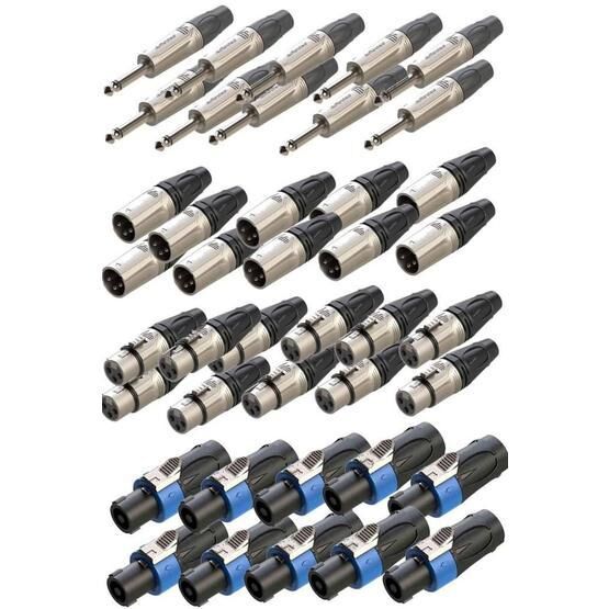 Lastvoice Connection Paket-5 Jak XLR Speakon Konnektör Paketi