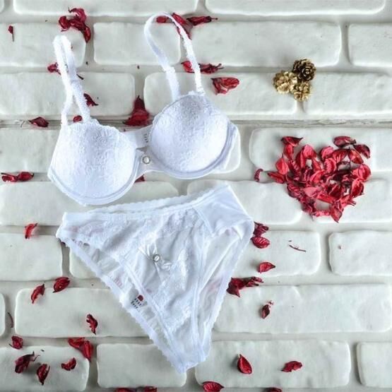 Le Jardin 5200 Beyaz Kadın Sütyen Külot Takım