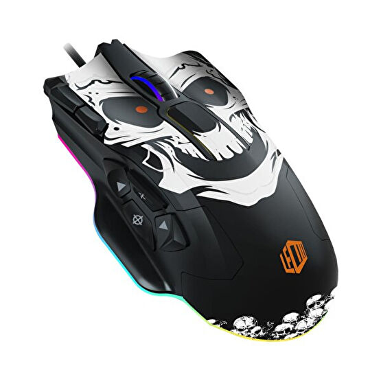 Lecoo Mg1102 Kuru Kafa Desenli Kablolu RGB Led Aydınlatmalı 10 Tuşlu Gaming Oyuncu Mouse & Mousepad Kablolu Mouse Fiyatı