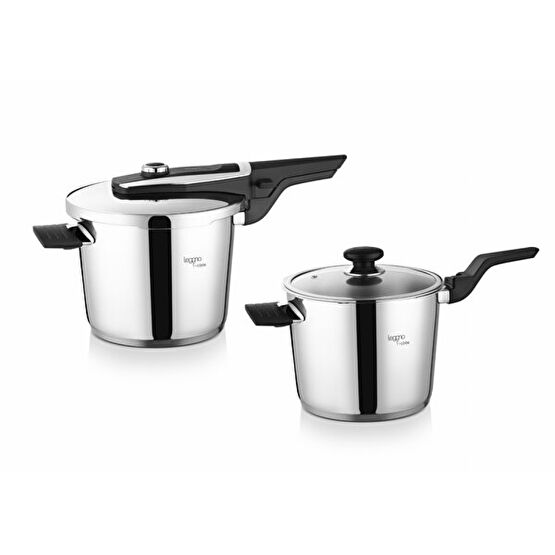 Leggno Procook Quick 6+4 L Düdüklü Tencere Seti Pcq1216Pc64St Düdüklü Tencereler Fiyatı