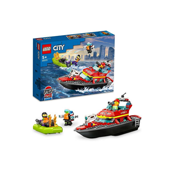 LEGO ® City İtfaiye Kurtarma Teknesi 60373 - 5 Yaş ve Üzeri Çocuklar için Yapım Seti (144 Parça)