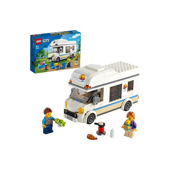 LEGO ® City Tatilci Karavanı 60283 Yapım Seti; Çocuklar için Harika bir Tatil Oyuncağı (190 Parça) Legolar ( Yapım Oyuncakları ) Fiyatı