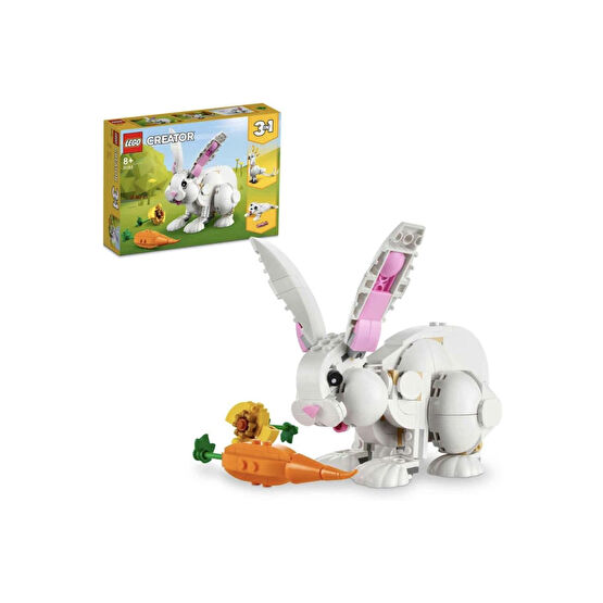 LEGO ® Creator 3’ü 1 Arada Beyaz Tavşan 31133-8 Yaş Ve Üzeri Çocuklar Için Kakadu Papağanı Ve Beyaz F