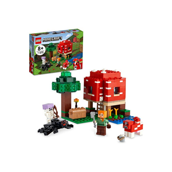 LEGO ® Minecraft® Mantar Evi 21179 Yapım Seti (272 Parça) Legolar ( Yapım Oyuncakları ) Fiyatı