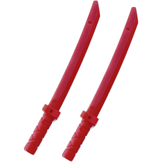 LEGO Orijinal Parçalar - 2’ Li Kırmızı Katana Legolar ( Yapım Oyuncakları ) Fiyatı