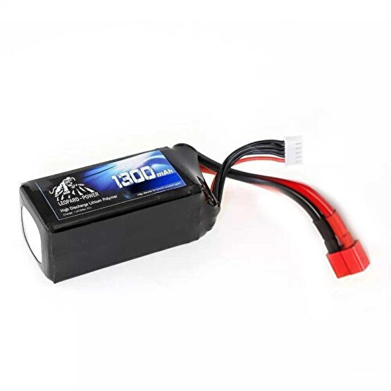 Leopard Power 1300 mAh 22.2V 6S 30C Lityum Polimer Lipo Batarya Pil T Plug Drone Aksesuarları Fiyatı