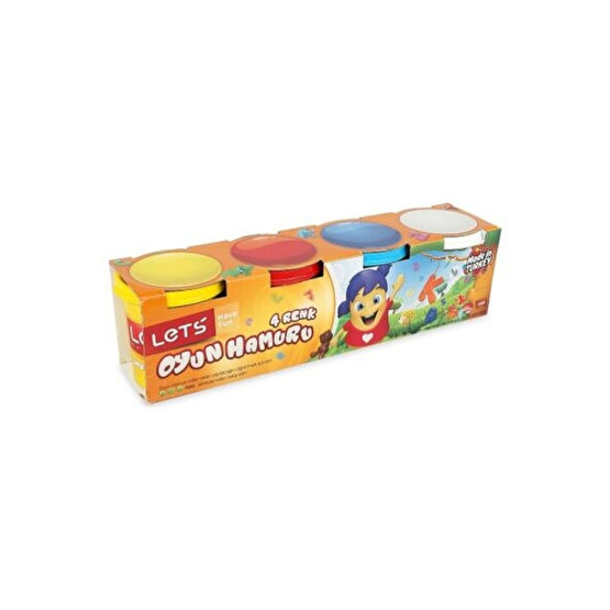 Lets 4 Renk Oyun Hamuru L8440 460gr