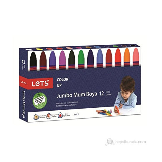 Lets L-6512 Jumbo Mum Boya 12'Li Mum Boya Fiyatı