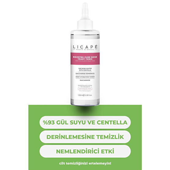 Licape Etkisi Arttırılmış Saf Gül Mayası Toniği 100ml