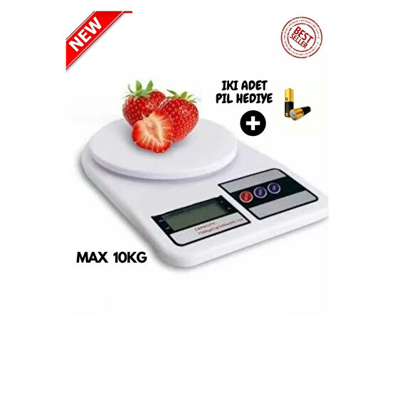 Lilya Home Dijital Hassas 10 Kg Mutfak Terazisi Tartısı Lcd Ekranlı Mutfak Tartıları / Terazileri Fiyatı