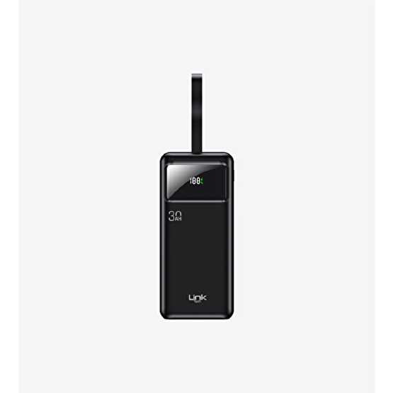 Li̇nktech Ld30 Strong Ekranlı 30.000 mAh Powerbank Taşınabilir Şarj Cihazı - Powerbank Fiyatı
