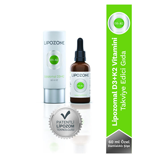 Lipozone Lipozomal D3 K2 Damla 60 ml