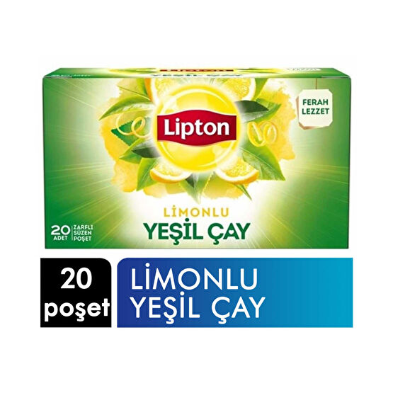 Lipton Berrak Yeşil Çay 20'li Limonlu Çay Fiyatı