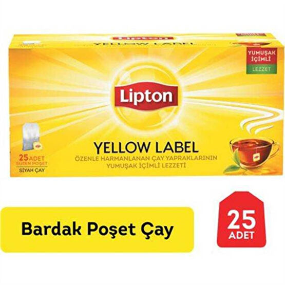 Lıpton Yellow Label Bardak Çay 25 Lı 50G Çay Fiyatı