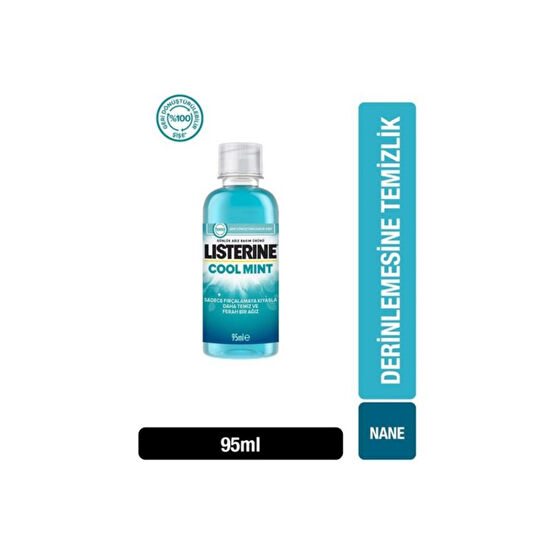 Listerine Cool Mint Ağız Bakım Suyu 95 ml Seyahat Boy Ağız Gargara ve Spreyi Fiyatı