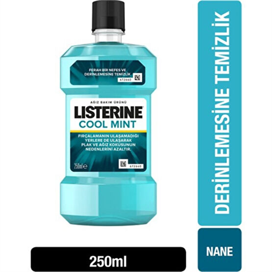 Listerine Cool Mint Hafif Tat 250 Ml Ağız Gargara ve Spreyi Fiyatı