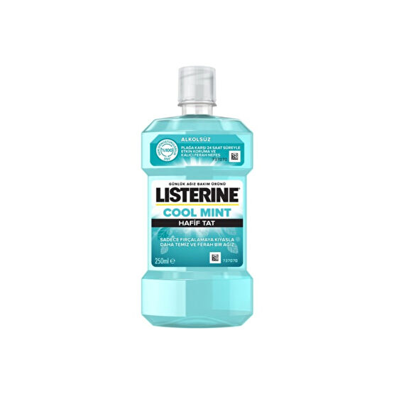 Listerine Cool Mint Hafif Tat Alkolsüz ağiz Bakim Suyu 250 ml