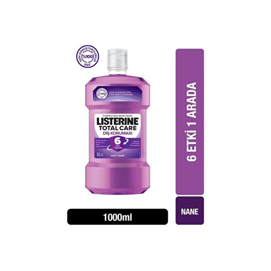 Listerine Total Care 1000 ml Ağız Gargara ve Spreyi Fiyatı