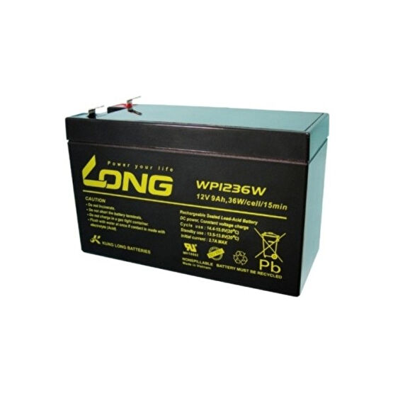 Long WP9-12 12Volt 9AH Kuru Tip Akü Kesintisiz Güç Kaynakları (UPS) Fiyatı