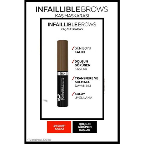 Loreal Paris Infaillible Brows Kas Maskarasi 03 Brunette Kaş Makyajı Fiyatı