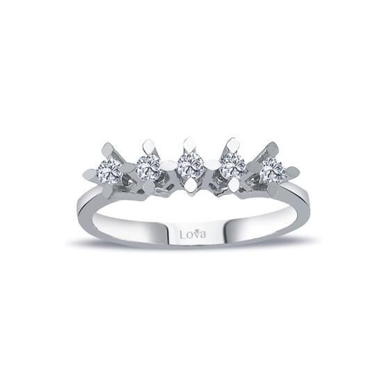 Lova  1040170 G Renk 0,27 Karat Pırlanta Beştaş Yüzük