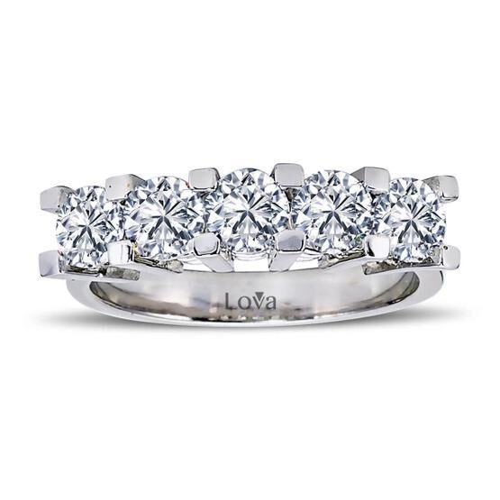 Lova 1050203 G Renk 1,33 Karat Pırlanta Beştaş Yüzük