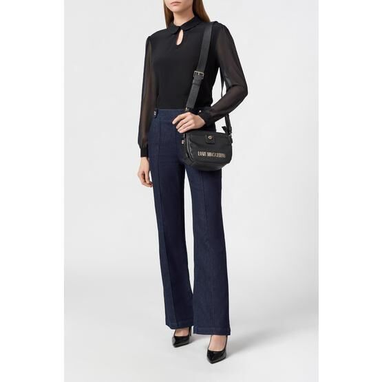 Love Moschino JC4017PP1CLB0000 Siyah Kadın Çapraz Çanta Bayan Postacı Çanta Fiyatı