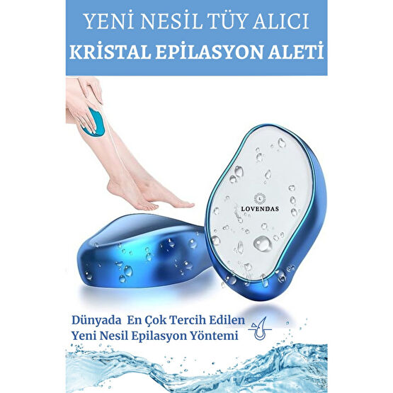 Lovendas Kristal Tüy Alıcı Epilasyon Aleti Epilatör - Acısız Ağrısız Anında Tüyleri Döker Epilasyon Aletleri Fiyatı