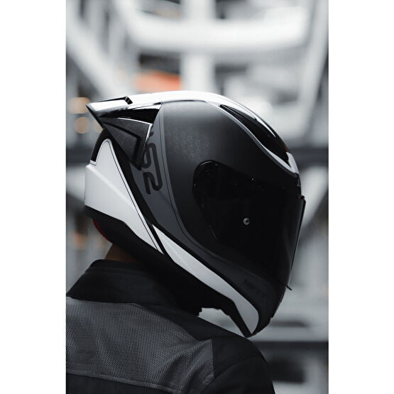LS2 RAPID RACE DEEPER MAT BEYAZ-SİYAH KASK 3XL Beden Motorsiklet Kaskları Fiyatı