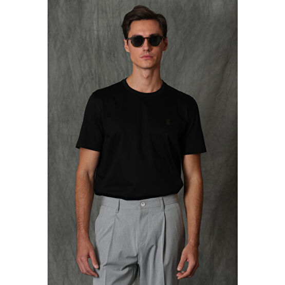 Lufian Aden Modern Grafik T- Shirt Siyah XL Beden Bayan T-shirt Fiyatı