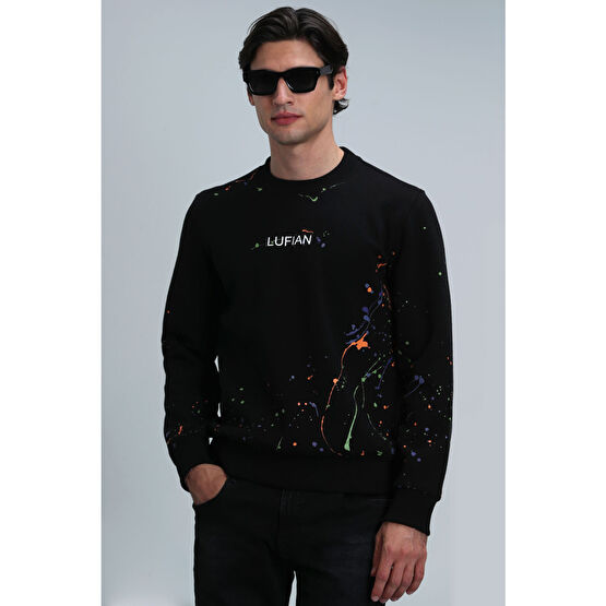 Lufian Alexander Erkek Sweatshirt Siyah M Beden Bayan Sweatshirt Fiyatı