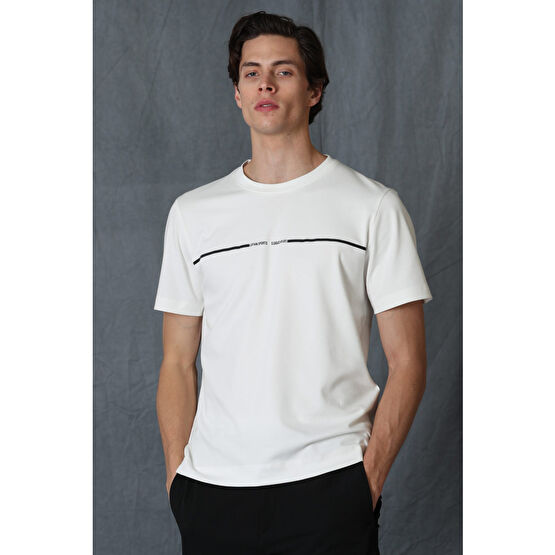 Lufian Carny Erkek Basic Tişört Beyaz XL Beden Bayan T-shirt Fiyatı